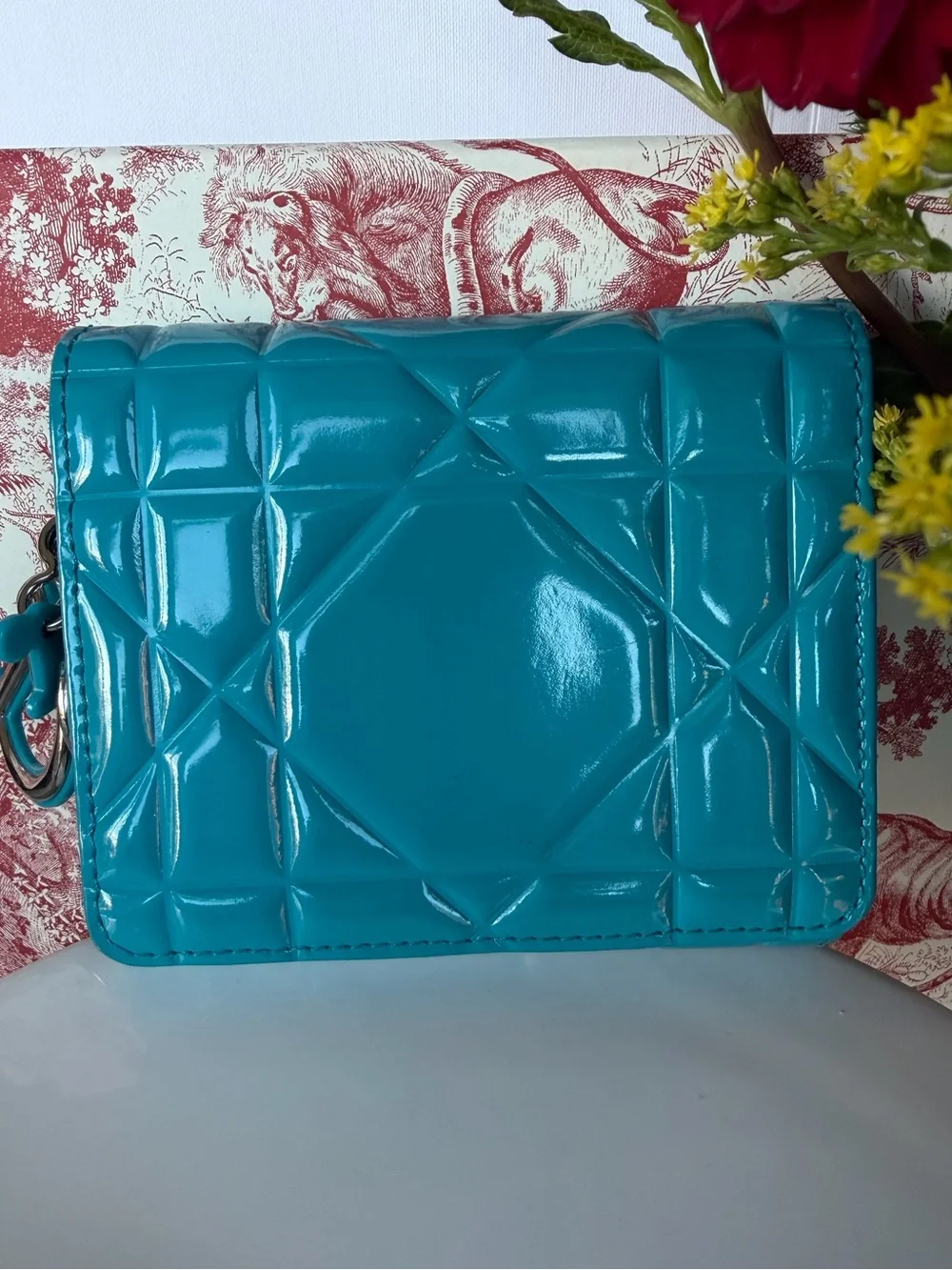 Dior glossy patent